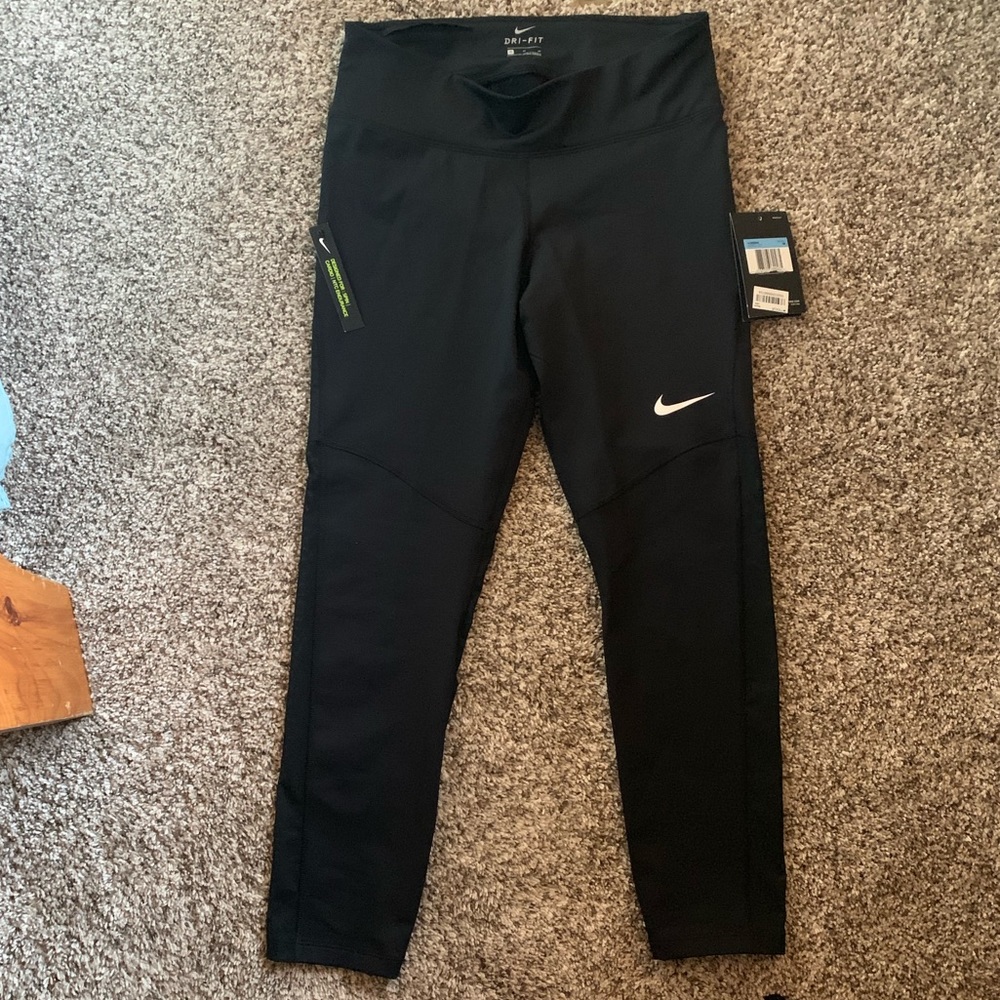NWT Nike Capris with Mesh Calves
